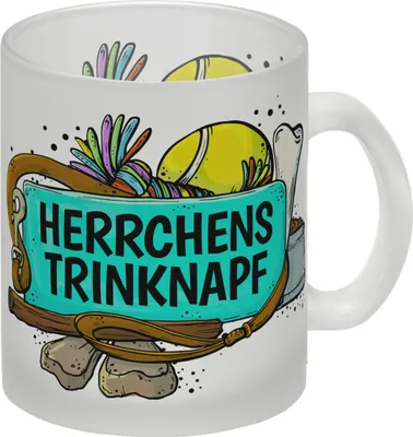 Produktbild von Herrchens Trinknapf Glas Tasse