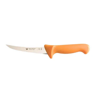 Produktbild von Ausbeinmesser 13 cm gebogene flex Klinge Gold Serie von WOLFCUT