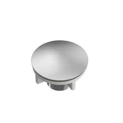 Produktbild von QUADRON Waschbecken Loch Abdeckung, Blindstopfen Ø 44 mm, Farbe: Stahl, Küchenspüle Wasserhahn Loch Platte Stopper Abdeckung Badezimmer Wasserhahn Loc