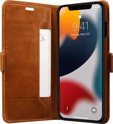 Obrázek produktu pro dbramante1928 Copenhagen Slim, Peněženkové pouzdro, Apple, iPhone 13 Pro, 15,5 cm (6.1"), Hnědá