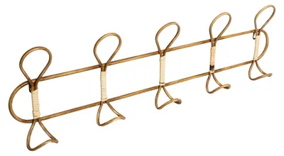 Produktbild von Hakenleiste aus Rattan, 5 Haken