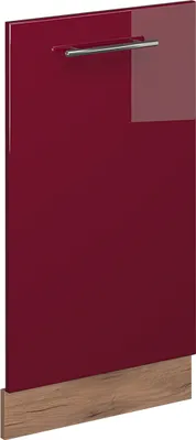 Produktbild von Geschirrspülblende Vicco Fame-Line Bordeaux Hochglanz 45 cm ohne Arbeitsplatte, Model 54301
