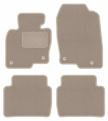 Immagine prodotto di Tappetini in moquette per Mazda CX-5 II 2017- (SUV) – set 4 pezzi, beige, su misura – Wielganizator LUX
