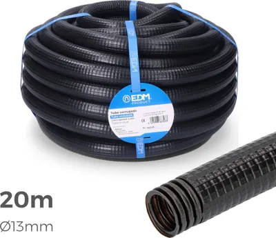 Image de Gaine Préfilée Extérieure Ferroplast 13mm Protection Câblage Extérieur Sécurisé - Edm