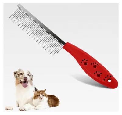 Produktbild von Fellkamm für Katzen und Hunde, Entwirrkamm mit 31 Zähnen, Werkzeug zum Entfernen von Verwicklungen und abgestorbenen Haaren