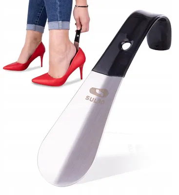 Produktbild von Sulpo Kleiner Taschen-Schuhlöffel aus Metall 15 cm