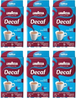Produktbild von Gemahlener Kaffee DEK Intenso 6x250g - Lavazza