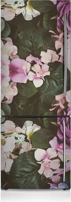 Produktbild von Kühlschrankmagne Kühlschrank Magnetfolie Dekoration 60x205 cm - Barockblumen