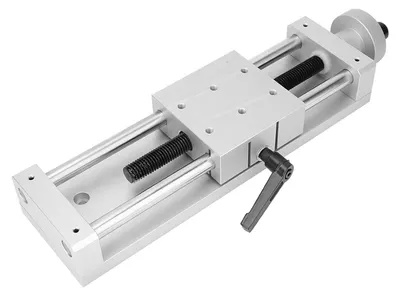 Manueller Linear-Schlitten 150 mm Hub Aluminium