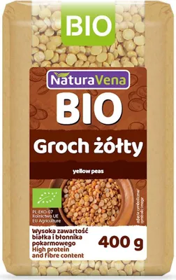 Obrázok produktu pre HRACH ŽLTÝ400 g - NATURAVENA
