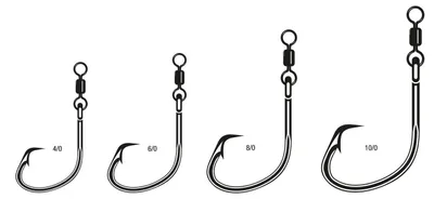 Produktbild von VMC 8386BS Circle Tuna 360° Hook - Einzelhaken, Größe/Packungsinhalt:Gr. 6/0 / 4 Stück