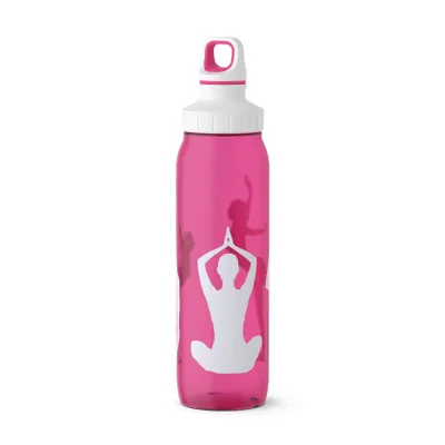 Zdjęcie produktu dla EMSA 518299, 700 ml, Codzienne użytkowanie, Fitness, Wędrówki, Sport, Różowy, Plastik, Polipropylen (PP), Dorosły, Kobieta