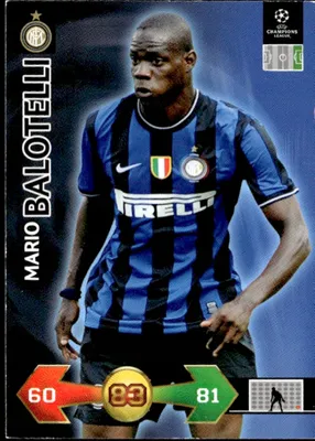 Produktbild von 2009/10 Champions League Panini Card: Inter – Mario Balotelli