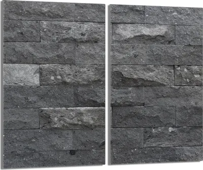 Image de Plaques de recouvrement pour cuisinière 2 pièces 30x52 Vitrocéramiquefeldabdeckung Glas, Ziegel Grau