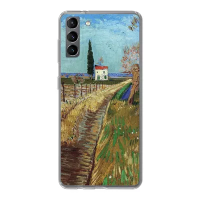 Produktbild von MuchoWow® Handyhülle Schutzhülle Hülle für Samsung Galaxy S21 Plus Weg durch ein Weidenfeld - Vincent van Gogh Silikon Softcase Handy Hülle - Handy-Tasche