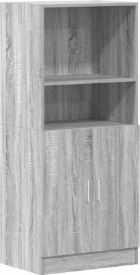 Produktbild von vidaXL Küchenschrank Grau Sonoma 57x41,5x131,5 cm Holzwerkstoff