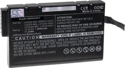 Produktbild von vhbw Akku Ersatz für Hughes 3500065-0001 für Messgerät (6600 mAh, 10,8 V, Li-Ion)