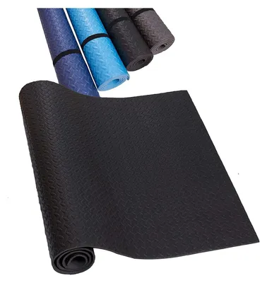 Obrázok produktu pre HD Fitness ochranná podložka pod podlahu pre fitness zariadenia EVA 200x100cm, hrúbka 7mm - čierna