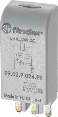 Produktbild von Finder 99.02.0.024.59 Modul grüne LED 6-24VAC/DC