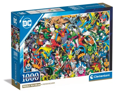 Immagine prodotto di Puzzle CLE 1000 Compact DC Com.JusticeLeague 39863