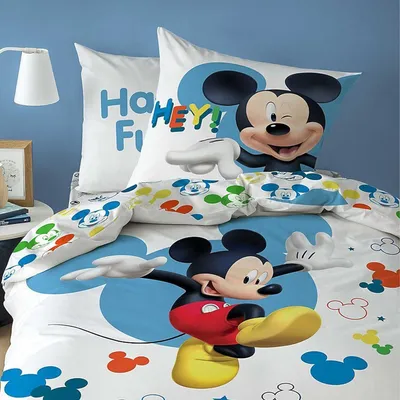 Produktbild von Mickey Mouse Jump Bettwäsche Linon / Renforcé