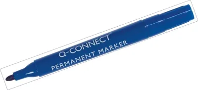 Produktbild von Permanent-Marker Rundspitze 2mm blau Packung mit 10 Stück
