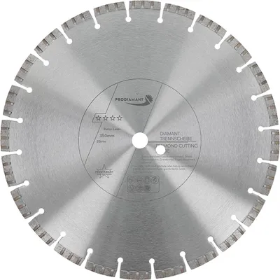 Produktbild von PRODIAMANT Diamanttrennscheibe 350mm Beton Laser Turbo B711 Bohrung 20mm