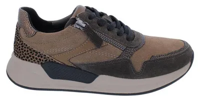 Produktbild von Rollingsoft Sneaker 0104.01.002, Velourleder mit Perlato, Nuss - Braun - Bronze, Fußbett zum Wechseln 42