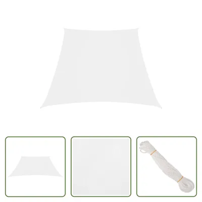 Produktbild von The Living Store Sonnensegel Oxford-Gewebe Trapezförmig 3/5x4 m Weiß