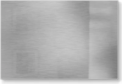 Produktbild von DEQORI Schneidebrett Glas 30x20 cm 'Gebürsteter Stahl' Schneideplatte groß