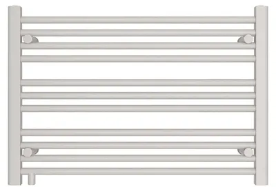 Produktbild von Badheizkörper Weiß 800 x 550 mm – Handtuchheizkörper Austausch-Heizkörper mit Seitenanschluss 50 mm, 420 Watt, ohne Heizstab