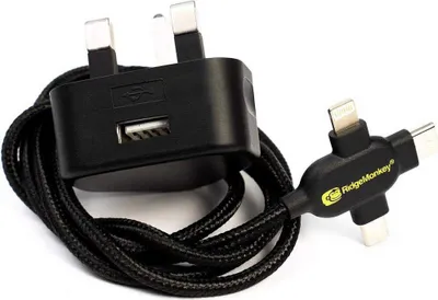 Immagine prodotto di RidgeMonkey Vault, adattatore di alimentazione USB da 12W per presa di corrente - alimentatore