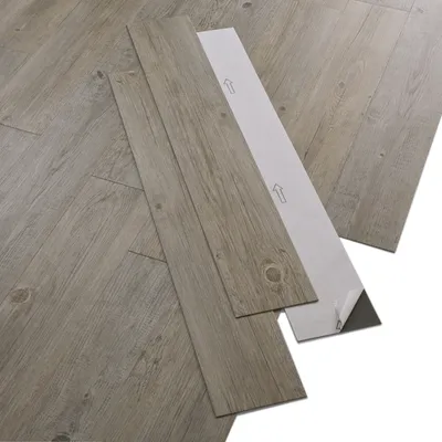 Produktbild von ARTENS - PVC Bodenbelag WEMBLEY - Selbstklebende Vinyl-Dielen - Vinylboden - Holz-Effekt - Braun / Grau  - FORTE - 91,44cm x 15,24 cm x 2 mm - 2,23m²/16 Dielen