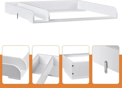 Produktbild von Sicherheits-Wickelaufsatz Frame – Wickelkissen – Extra Sicher – Weiß