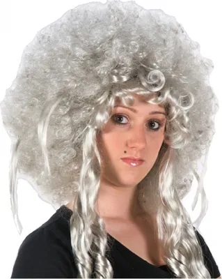 Produktbild von perücke Pompadour grau Damen