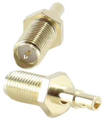 SMA-Buchsen-Stecker, 10 Stück, 50 Ohm, Lötanschluss für RG178