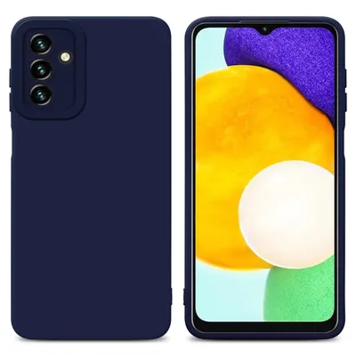 Produktbild von Cadorabo Hülle für Samsung Galaxy A13 5G Schutz Hülle in Blau TPU Silikon Etui Case Handyhülle