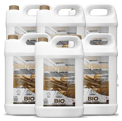 Produktbild von Bioethanol Zimtduft 96,6% 30L für Kamin Universal Rauchfrei Rußfrei GiDeli