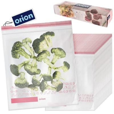 Obrázok produktu pre Orion ziplock sáčky priehľadné sáčky plastové sáčky obalové sáčky 25 ks.