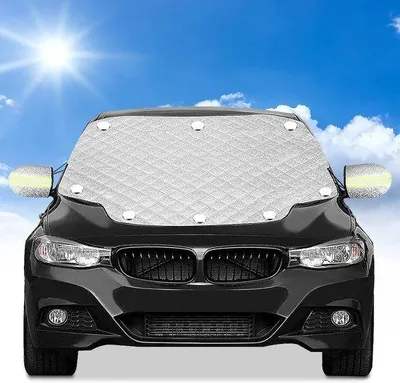 Obrázok produktu pre Slnečná clona, fólia na ochranu pred UV žiarením, slnečná clona do auta, 146 x 118 cm