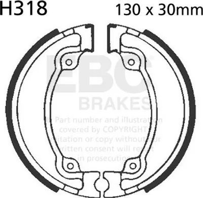 Zdjęcie produktu dla Szczęki Hamulcowe Moto Honda Vt 125 Shadow (99-08)