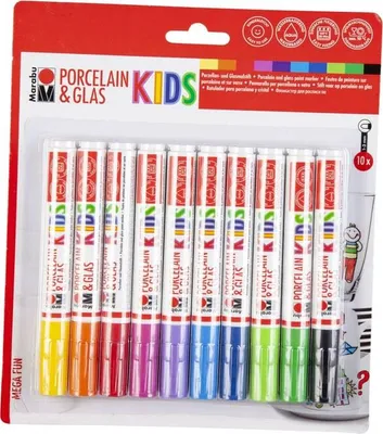 Produktbild von Marabu Marker "Porcelain & Glas KIDS", MEGA FUN