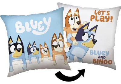 Obrázek produktu pro Polštářek Bluey Lets Play 40x40 cm