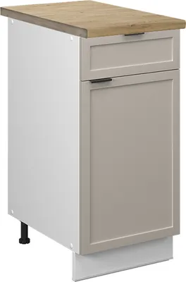 Imagen del producto de Mueble bajo de cocina Vicco Fame-Line GrisBeige 40 cm , ET Roble, Model 50224