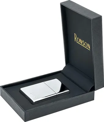 Produktbild von RONSON CHROM POLSHED Benzinfeuerzeug