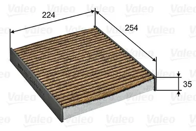 Produktbild von VALEO 701029 Innenraumfilter Pollenfilter für VW Polo Schrägheck (6R1, 6C1)