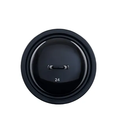 Zdjęcie produktu dla Pokrywka Riess Classic Dwarfs Ø24cm czarna emalia
