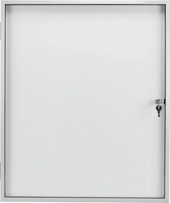 Zdjęcie produktu dla magnetoplan magnetoplan® gablota SP wewnętrzna 87 x 75 x 4 cm (szer. x wys. x gł.) 6 x DIN A4 z zamkiem aluminium anodowane aluminium