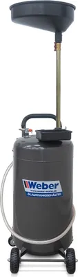 Produktbild von Weber Ölauffangbehälter 85 l grau Werkzeughalter und praktischer Füllstandsanzeige Ölablassgerät Ölauffangbehälter Ölwechsel Weber Tank