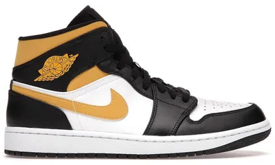 Obrázok produktu pre Jordan 1 Mid, biela, pollénová, čierna - veľkosť EU 43